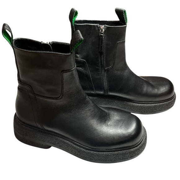 Zara Black Ankle Boots - Picture 7 of 10